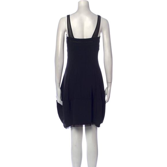 Marithe + Francois Girbaud Vintage Black Cravatatakiller Mini Dress Women’s  4 - Picture 5 of 9